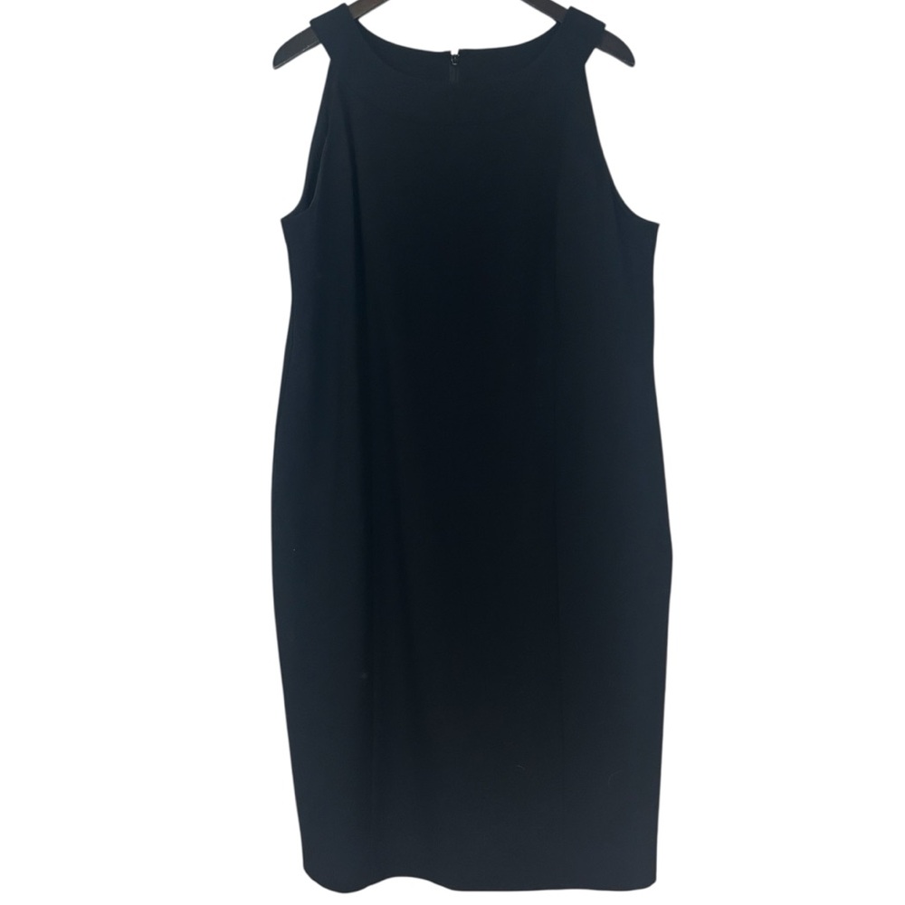 Susan Graver black sheath dress LBD